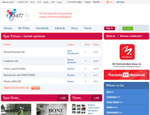 Tablet Screenshot of expats.bg